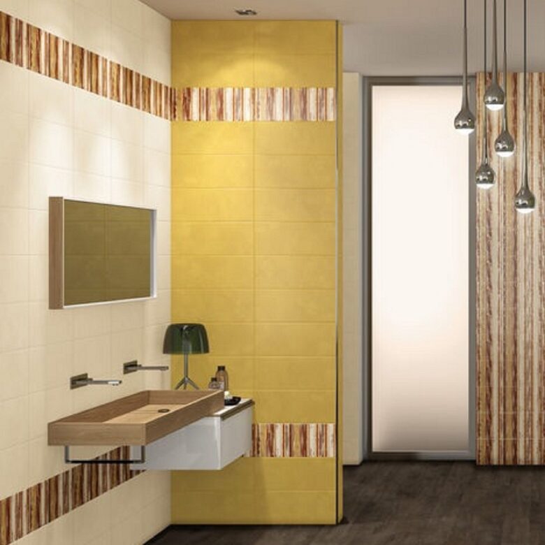Bagno pareti color ambra: 10 idee e foto