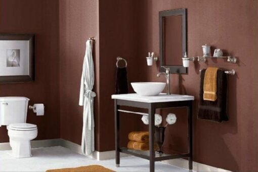 Il miglior colore pareti bagno d’Europa: 10 sfumature di mogano!
