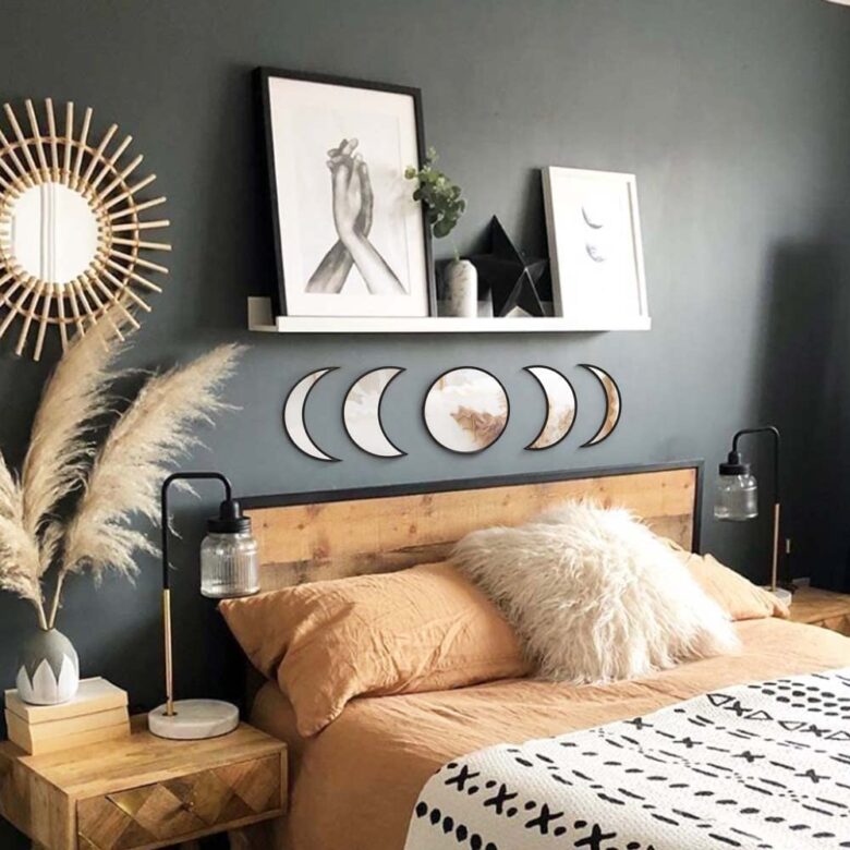 Pareti color catrame scuro: nuovissime idee e foto