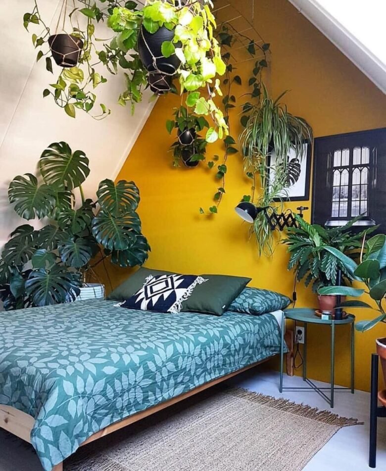 Pareti camera da letto color giallo curry: 8 idee e foto innovative Pareti camera da letto color giallo curry: 8 idee e foto innovative