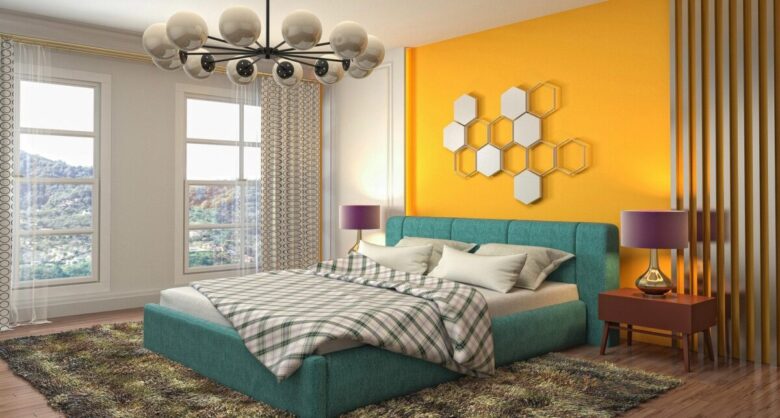 Pareti camera da letto color giallo curry: 8 idee e foto innovative Pareti camera da letto color giallo curry: 8 idee e foto innovative