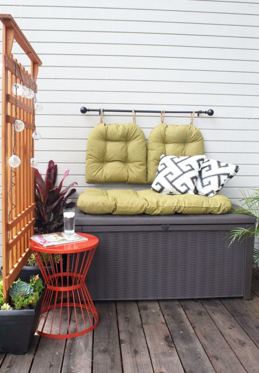 Panchina da balcone: 6 idee, foto e consigli