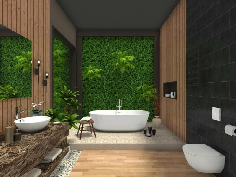 Arredare bagno in stile tropicale: 8 idee e foto Arredare bagno in stile tropicale: 8 idee e foto
