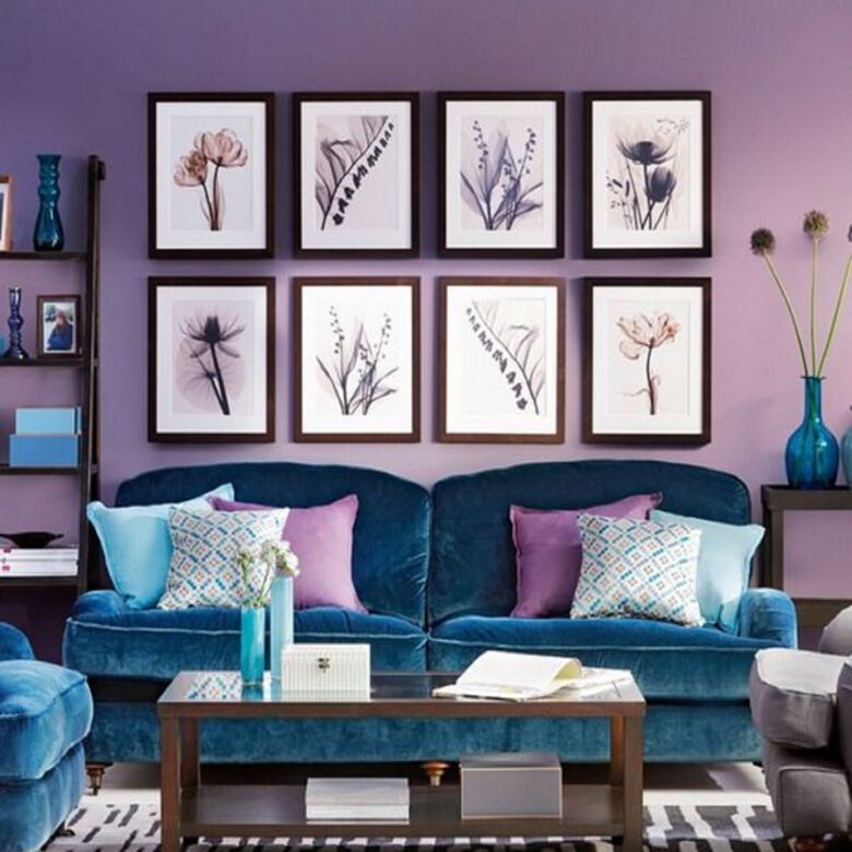 Pareti color eliotropo: 9 nuovissime idee e foto