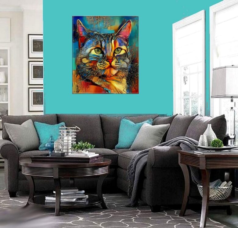 Pareti soggiorno color ciano: 8 idee e foto rivoluzionarie Pareti soggiorno color ciano: 8 idee e foto rivoluzionarie