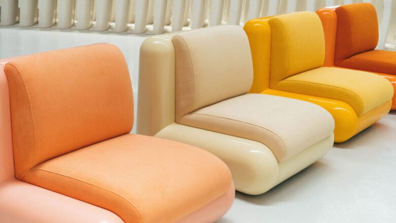 Scopri la poltrona di design del 2023 effetto bubble gum Scopri la poltrona di design del 2023 effetto bubble gum