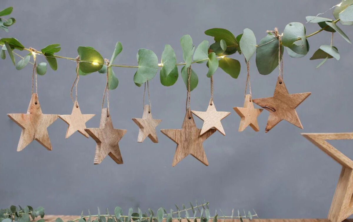 stelle di legno decorative natalizie stelle di legno decorative natalizie