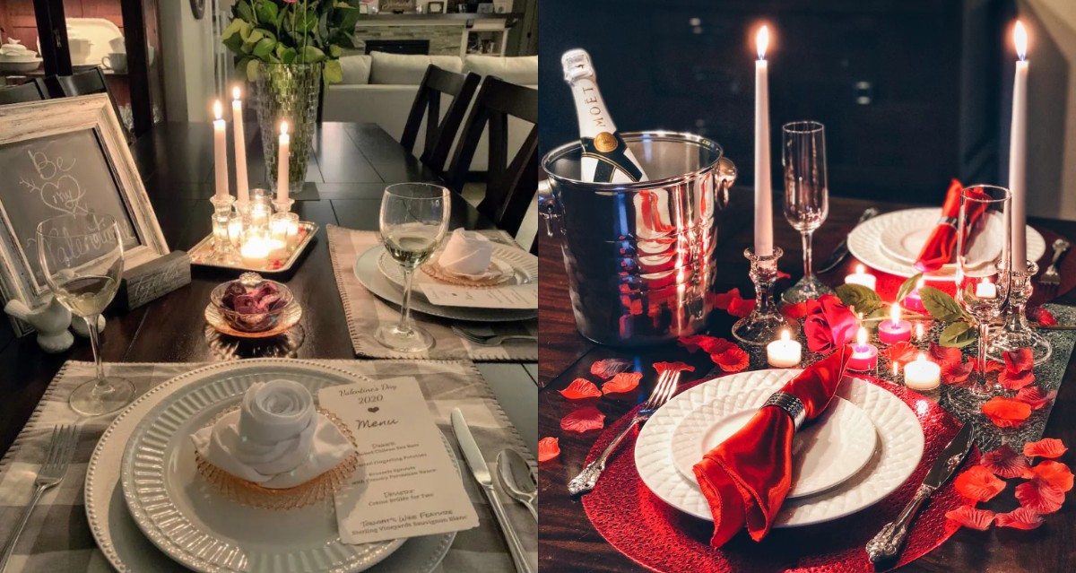 cena candele per la tavola di capodanno cena candele per la tavola di capodanno