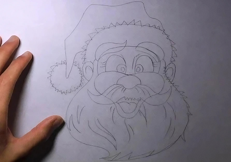 Disegnare Babbo Natale
