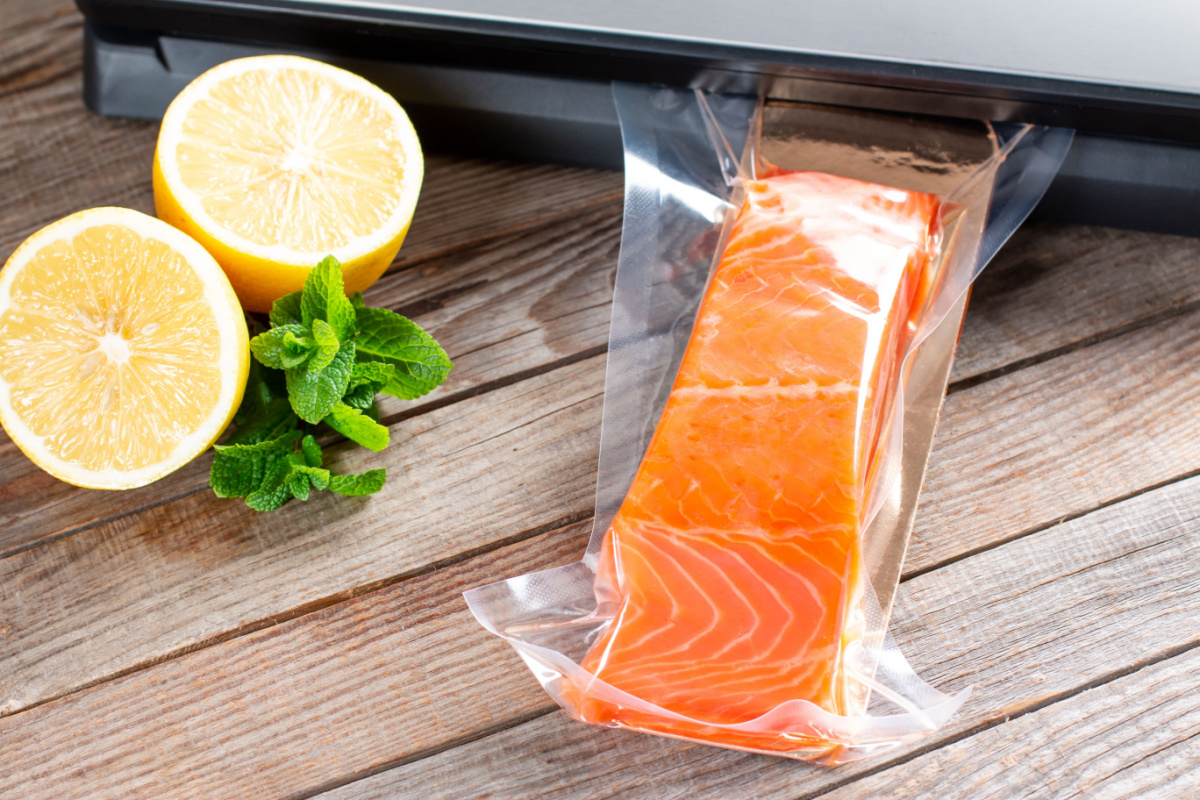 Salmone sottovuoto Salmone sottovuoto