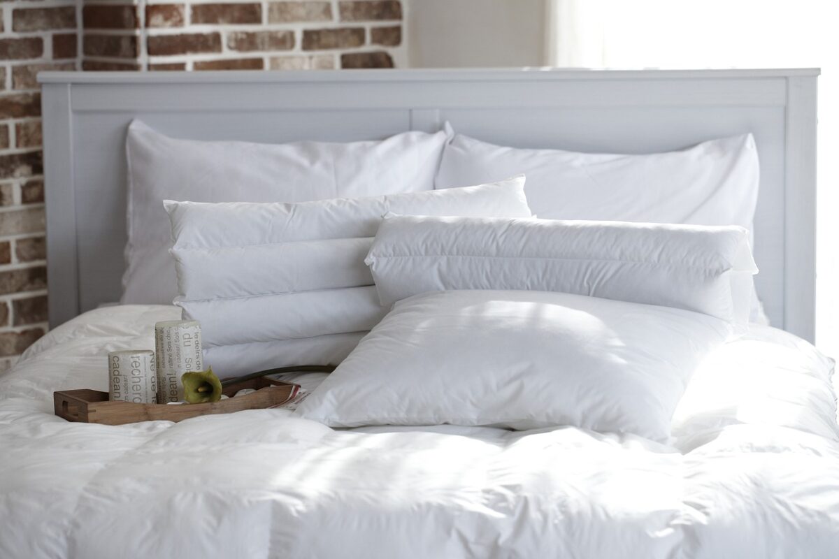 Lenzuola in cotone letto