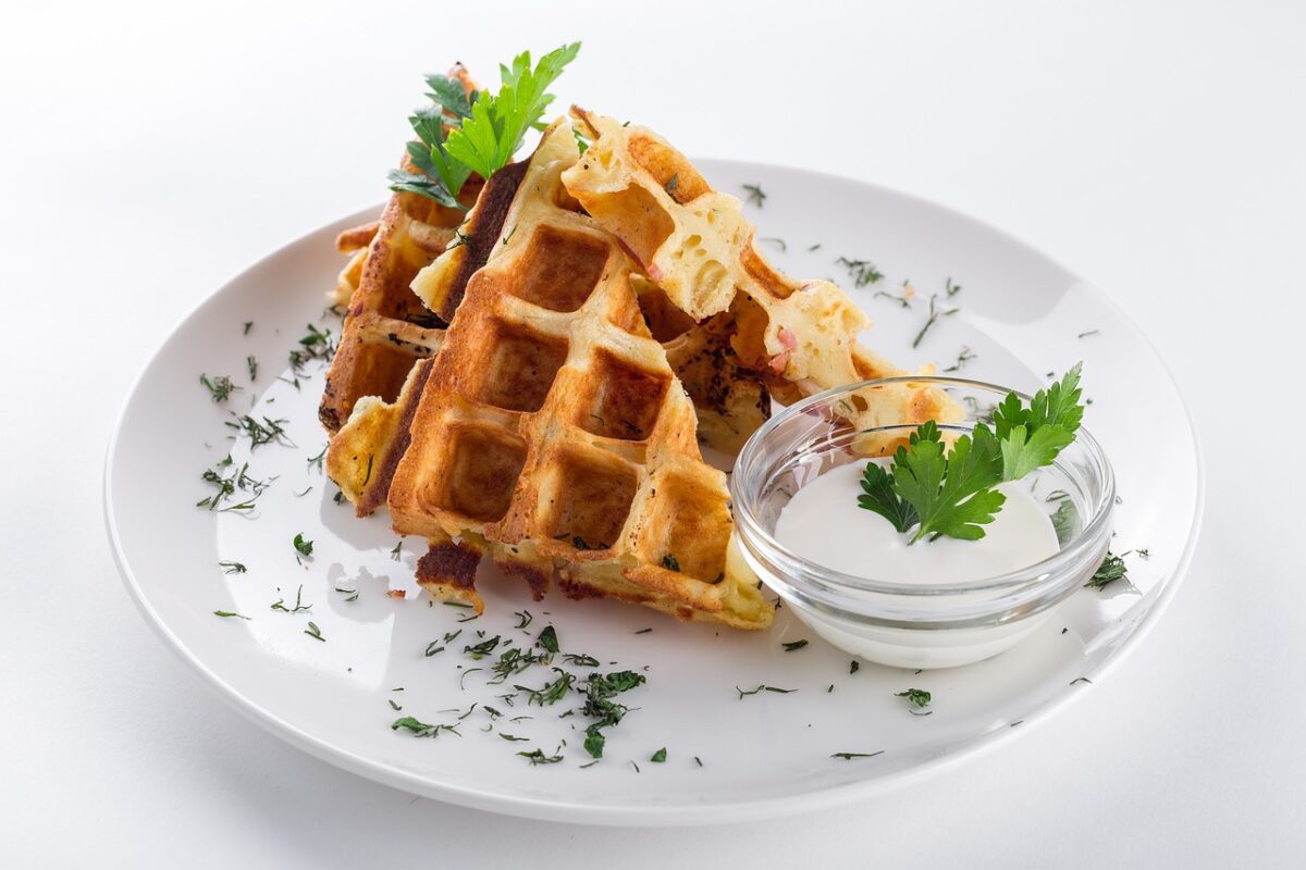 Waffle salati