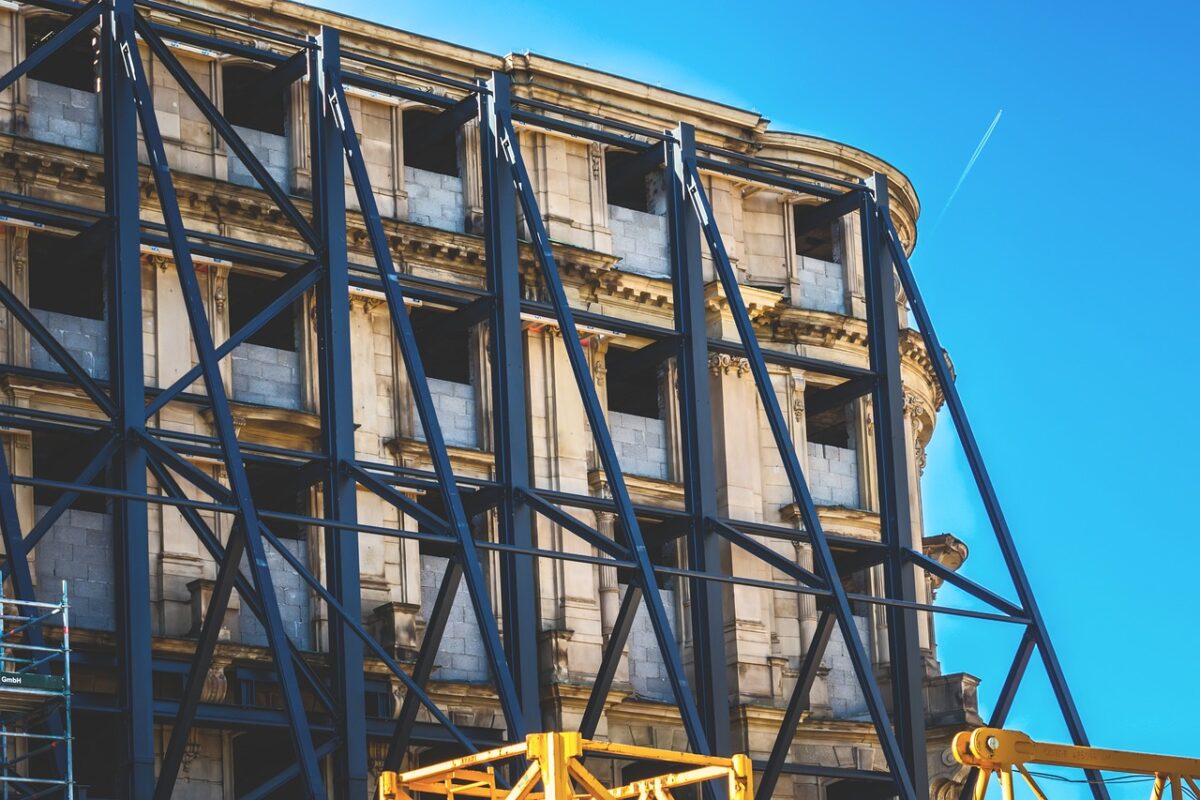 edificio in ristrutturazione