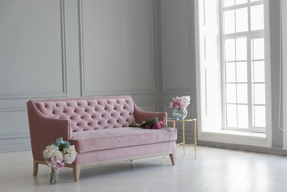 Divano rosa antico Divano rosa antico